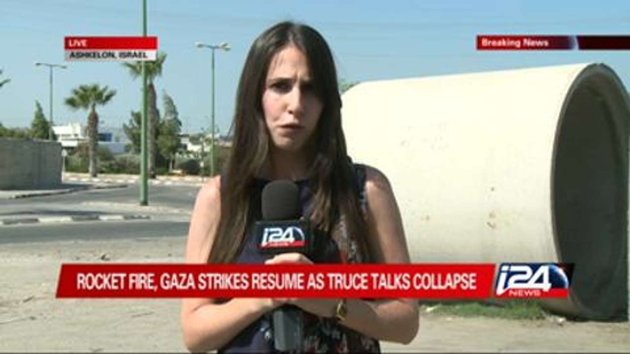 i24news correspondent reports from rocket-fatigued Ashkelon