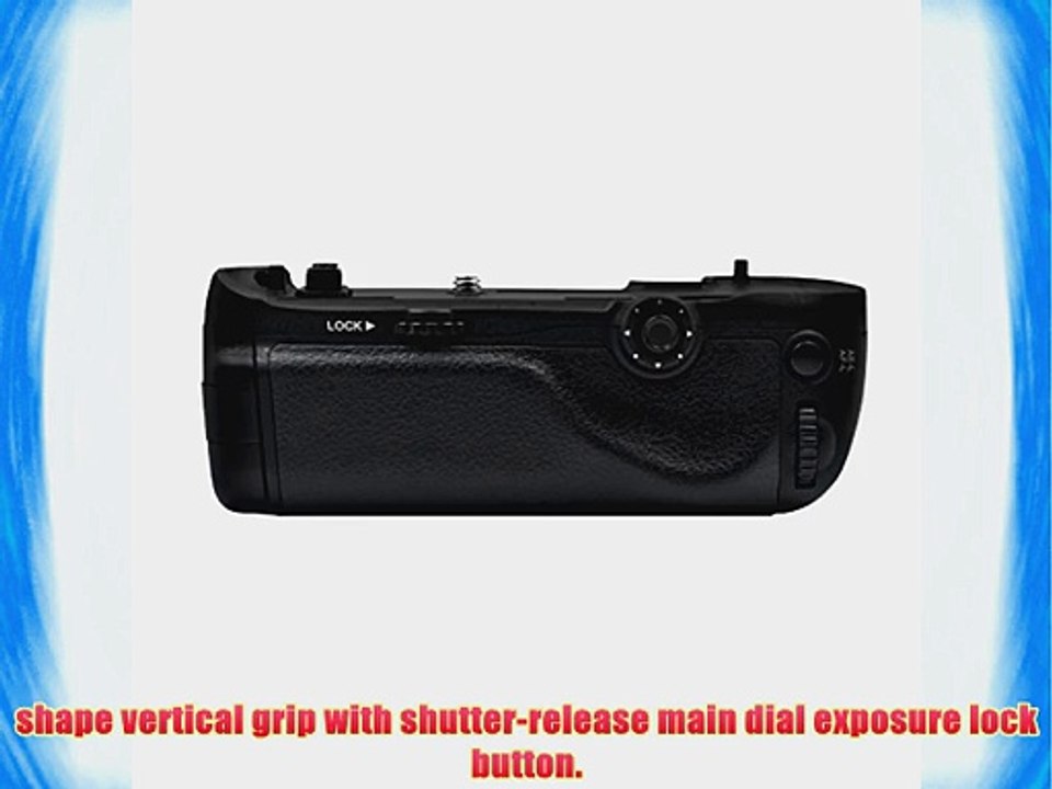 Updated version of Vertax D16 For Nikon D750 Multi Battery Grip as MB-D16