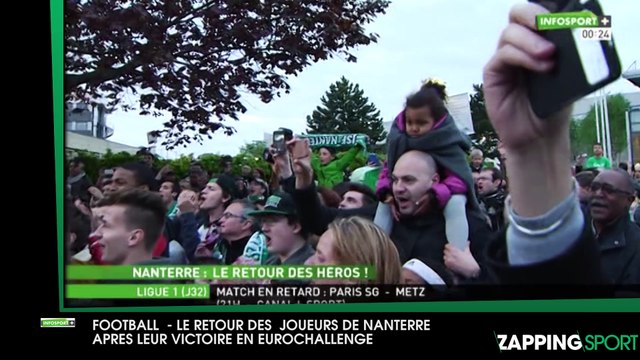 Basketball : Les joueurs de la JSF Nanterre accueillis en héros après leur victoire en finale de l'eurochallenge