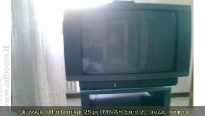 GROSSETO, FOLLONICA   TV MIVAR 28 POL. EURO 20