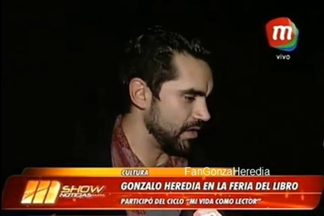 Gonzalo Heredia en La Feria del libro