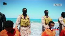 تنظيم الدولة الاسلامية في ليبيا ينشر شريط عن اعدامه 30 اثيوبيا مسيحيا