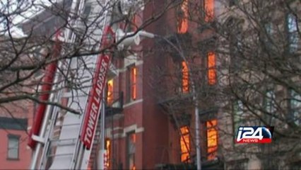 إصابات جراء حريق كبير بمبنى في نيويورك