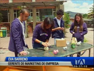 Planta mascota, una propuesta de estudiantes de la Unidad Educativa Alberto Einstein