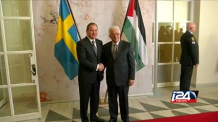 الرئيس الفلسطيني محمود عباس في زيارة الى ستوكهولم