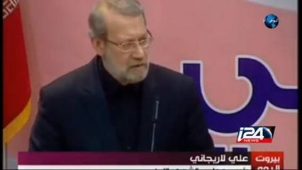 تقرير مصور- رئيسُ مجلسِ الشورى الايرانيْ علي لاريجاني في لبنان، آتيًا من دمشقَ 22/12/2014