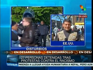 Cuerpos de seguridad estadounidenses mantienen la calma en Baltimore