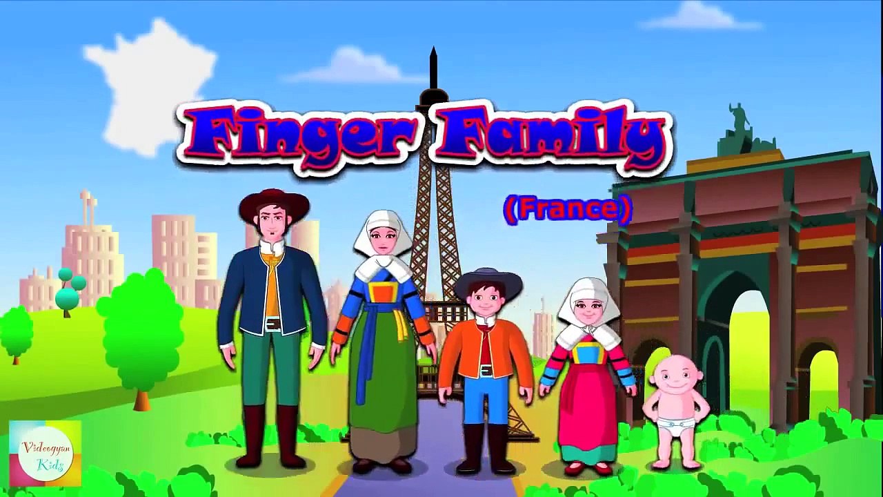 Finger Family - French Family | Nursery Rhymes & Songs For Children ...