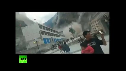 Testigos graban el inicio de dramático terremoto en China