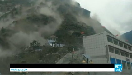 Des images amateur montrent la violence du séisme au Tibet
