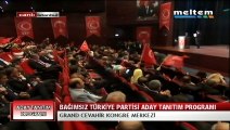 Bağımsız Türkiye Partisi Aday Tanıtım Konferansı Açılış Konuşmasını Yapan Prof. Dr. Ata Selçuk 26,04,2015