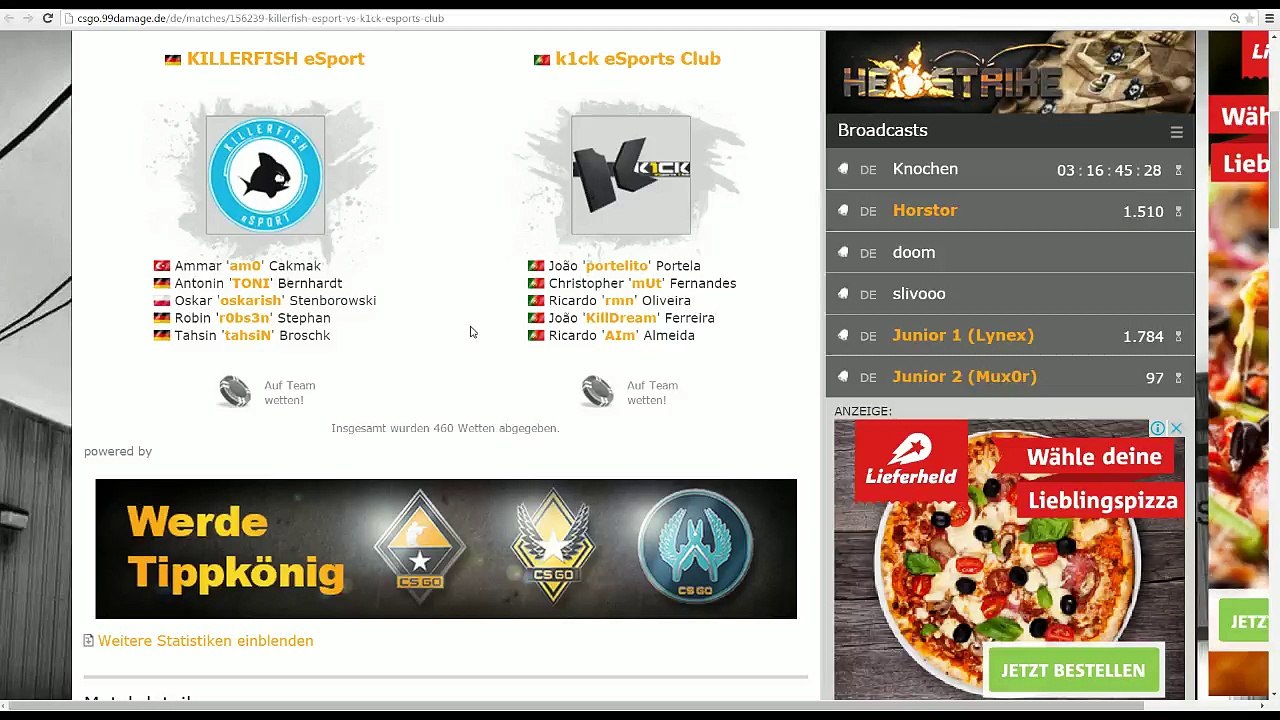 99DAMAGE Arena #6 mit Horstor - German Stream (REPLAY)