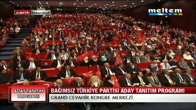 Bağımsız Türkiye Partisi Aday Tanıtım Konferansı Açılış Konuşmasını Yapan Prof. Dr. Ünal Emiroğlu 26,04,2015