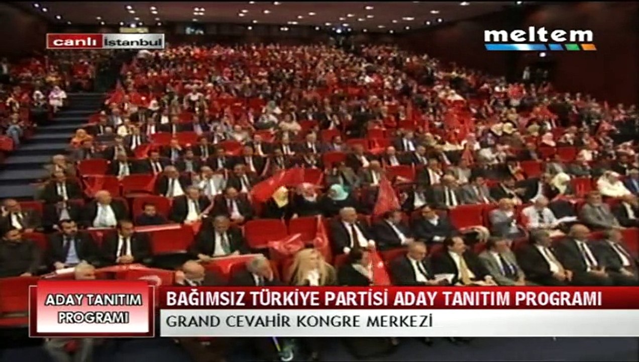 Bağımsız Türkiye Partisi Aday Tanıtım Konferansı Açılış Konuşmasını Yapan Prof. Dr. Ünal Emiroğlu 26,04,2015