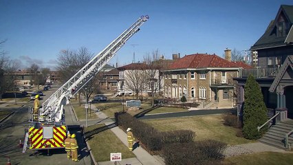 Pierce Ascendant™ 107’ Heavy-Duty Steel Ladder