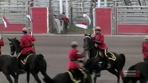 RCMP horse throws rider during Musical Ride