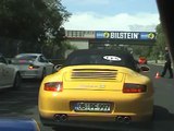 Race-Mini Cooper, 911 and Subaru Impreza STI on the Nürburgring Nordschleife.