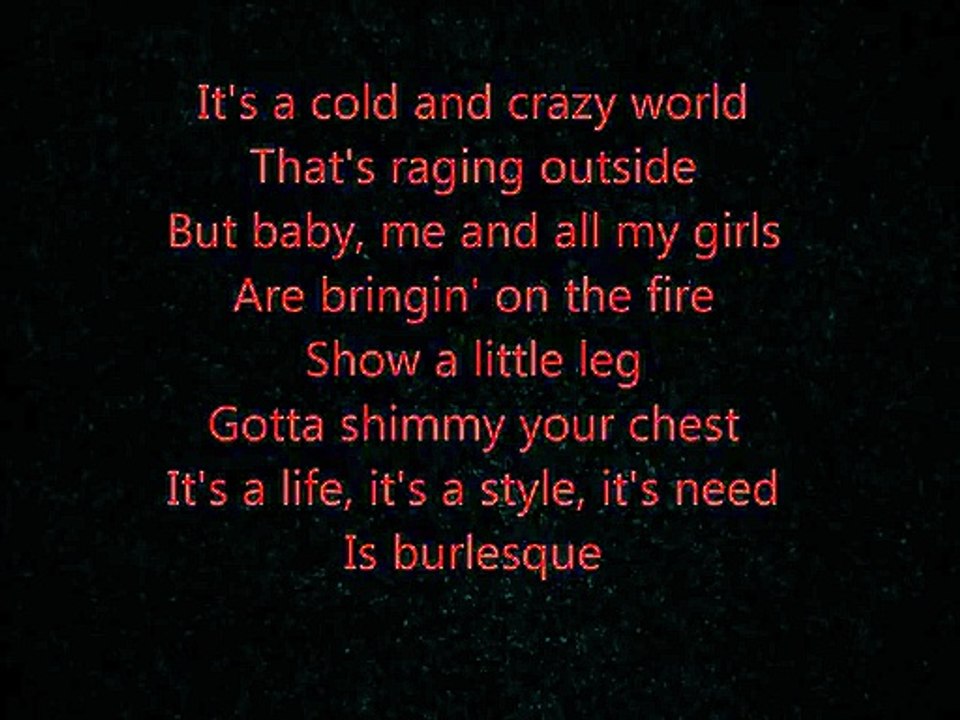 Christina Aguilera Express Lyrics