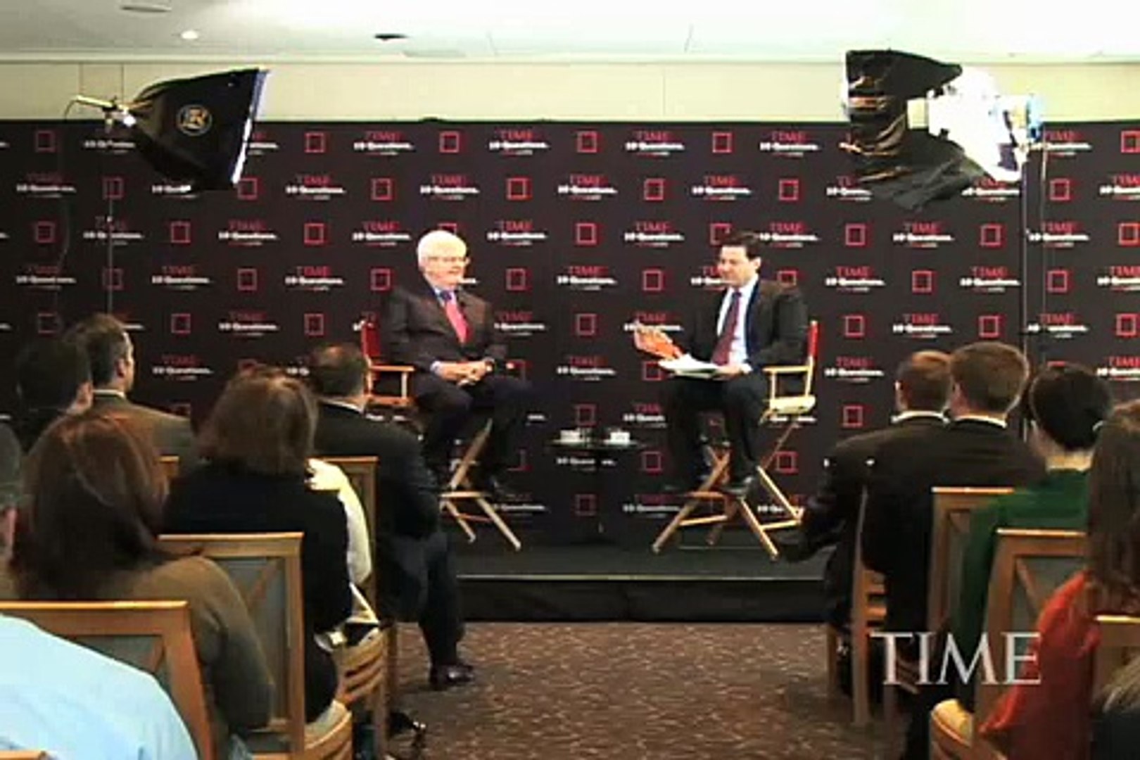 ⁣TIME Magazine Interviews Newt Gingrich