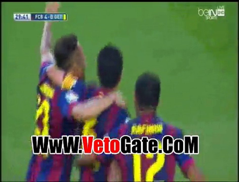 "تشافى"يتقدم بالهدف الرابع برشلونه فى مرمى خيتافى