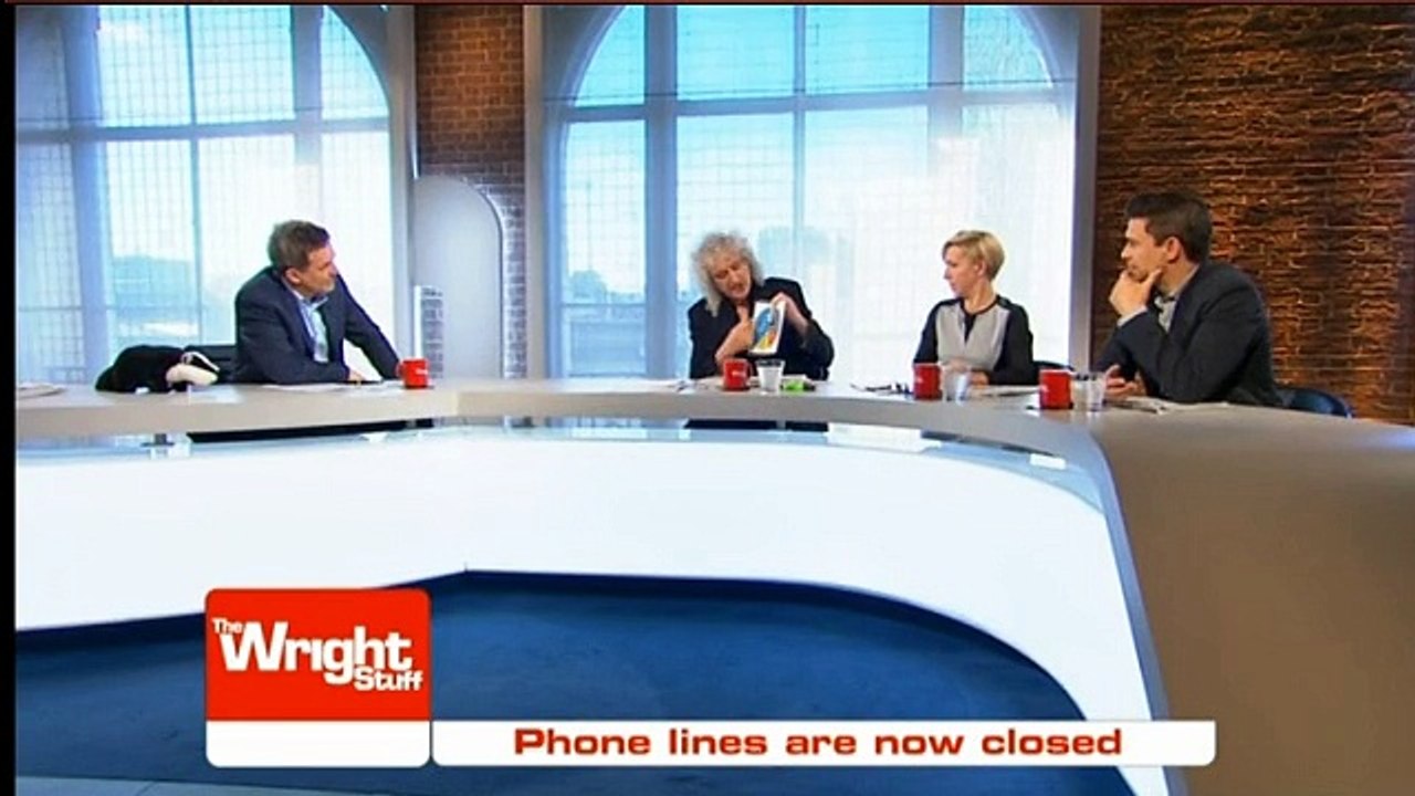 Channel 5_The Wright Stuff with Brian May talking about Common Decency & the Badger Cull 28Apr15