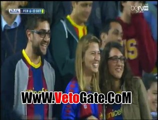 "ميسى"يتقدم بالهدف السادس لبرشلونه فى شباك خيتافى