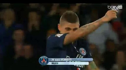 Paris Saint-Germain vs Metz 1-0 Marco Veratti goal 28.04.2015