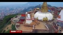 Depremle Sarsılan Katmandu'dan İha'yla Çekilen Görüntüler