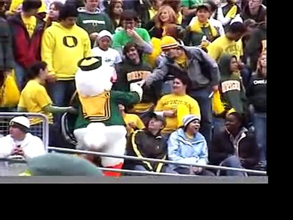 Oregon Duck Mascot Highlights 2007