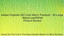 adidas Originals ADI Color Men's Tracksuit - 3X-Large - Black/Lead/White Review