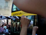 Festa Juve Scudetto coi giocatori sul pullmann 2005