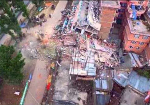Dramatic Drone Footage Shows Quake Damage in Nepal