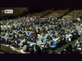 القذافي (المجنون) يمزق ميثاق الامم المتحدة