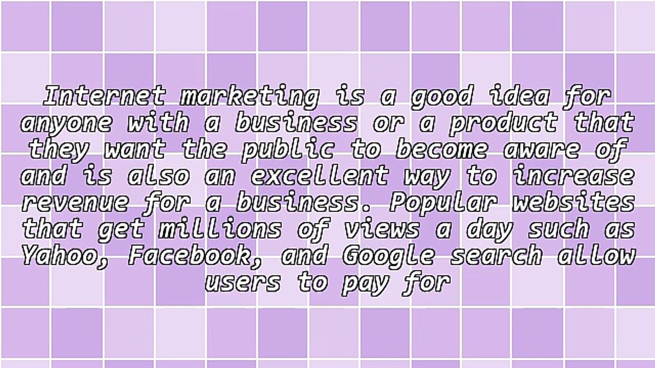 Great Ideas To Build Your Internet Marketing