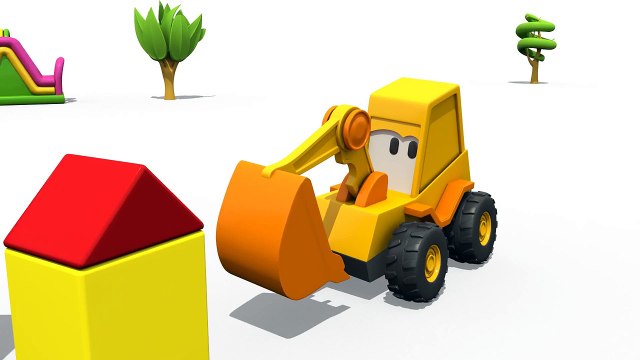 Eğitici çizgi film Ekskavatör Max Sürpriz yumurta Asfalt silindiri Türkçe dublaj
