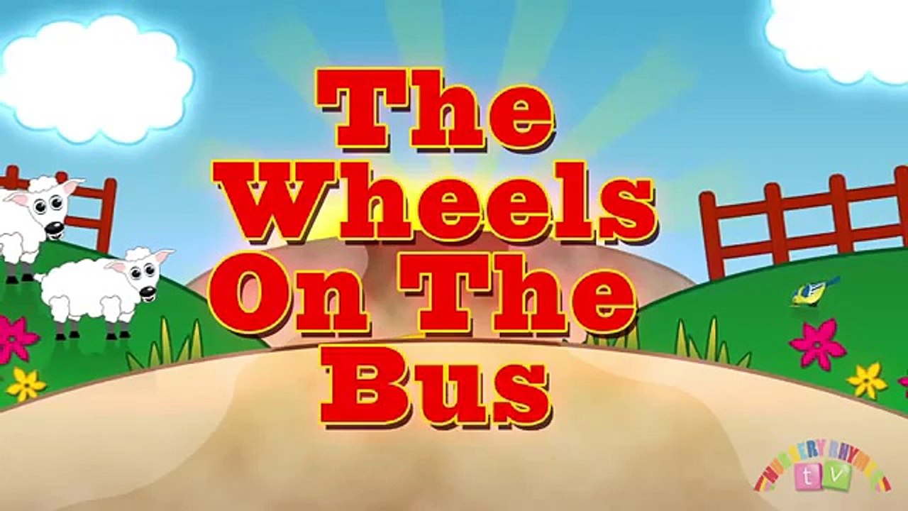 THE WHEELS ON THE BUS _ Nursery Rhyme