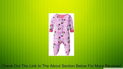 Disney Baby-Girls Infant Minnie Stars All Over Print One Piece Blanket Sleeper Review