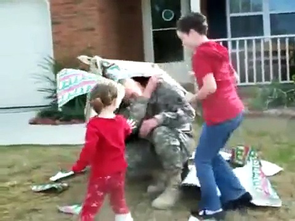Soldiers coming home surprising loved ones from Iraq and Afghanistan wars
