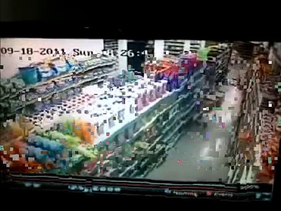 nepal earthquake  with cctv in lazimpat shopping mall second largest ever
