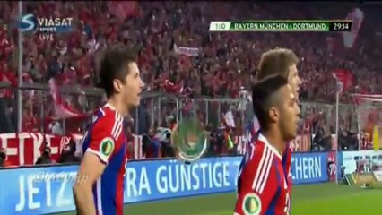 Bayern Munich vs Borussia Dortmund (1-1) | All Goals & Highlights | 2015