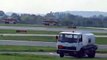 Thomson Airways 757 engine bird strike fire Manchester airport