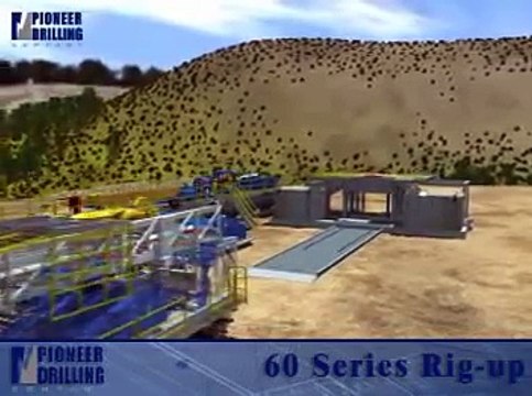 Modern Land Drilling Rig Oil and Gas