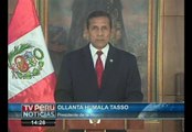 Ollanta Humala: Chile ofreció satisfacciones a Perú por espionaje