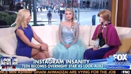 The real life Elsa sings Frozen's Let It Go on Fox & Friends