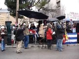 Manifestación frente a la Embajada cubana  en Madrid.MPG