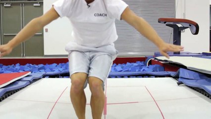 Gymnastics Tips and Exercises : Knee and Hand Drills for Beginner Gymnasts
