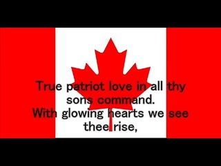 O Canada 🇨🇦 - The Iconic National Anthem in English