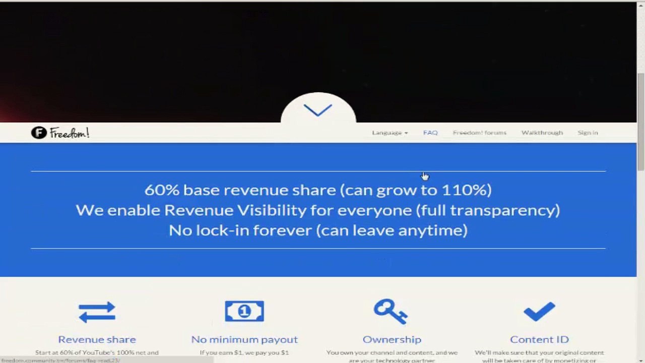 Como registrarse en freedom Network y vincular cuenta