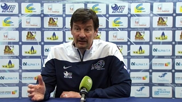 Réaction de Thierry Froger après US Créteil-Lusitanos - Stade Brestois 29