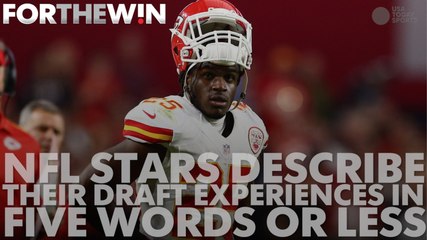 NFL stars describe draft experience in 5 words